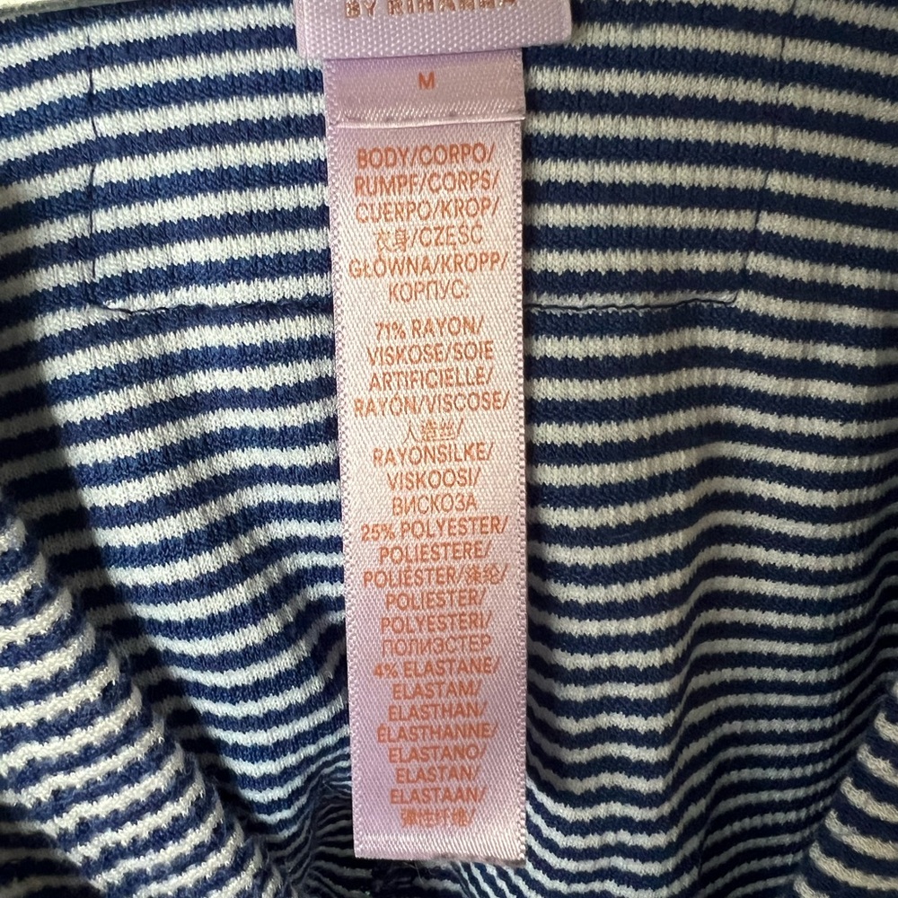 Savage X Fenty Blue Striped Pajama Set - Picture 10 of 10